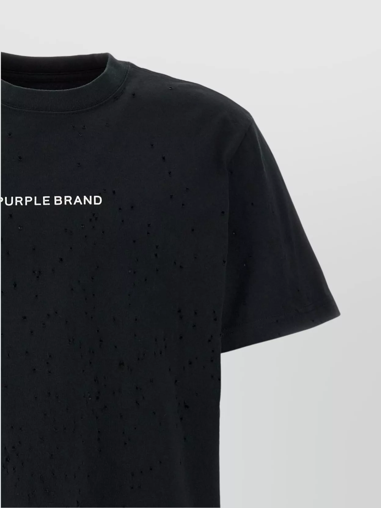 Purple Trademark T-shirt Black