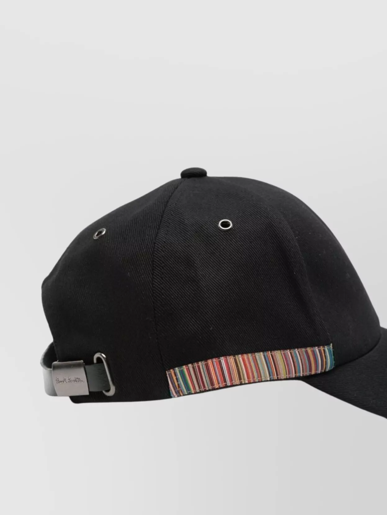Paul Smith Adjustable Strap Curved Brim Eyelet Vents
