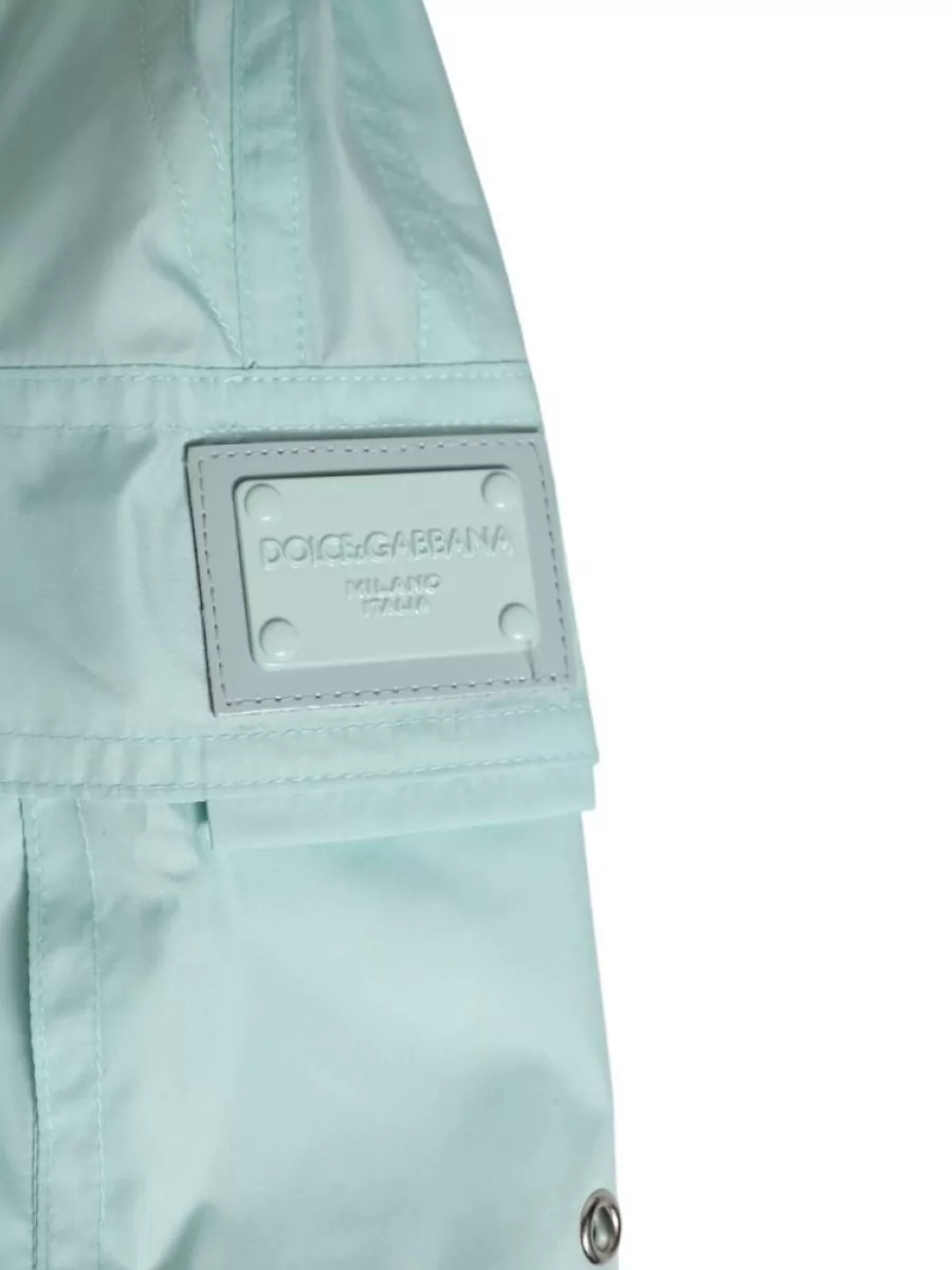Dolce&Gabbana Nylon Cargo Swim Shorts