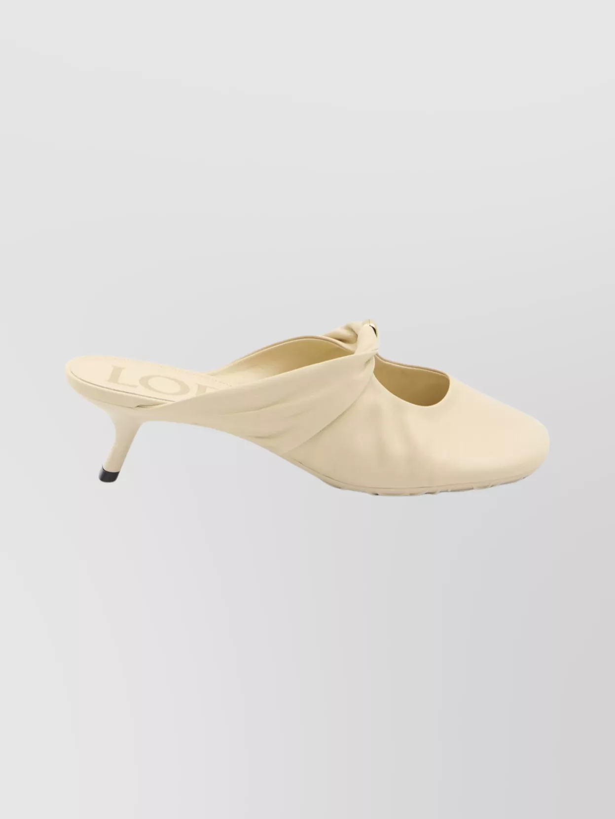Loewe Nappa Leather Mules Petal Toe