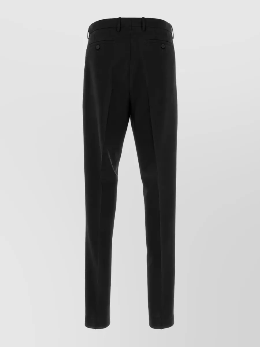Fendi mohair virgin wool tailored trousers