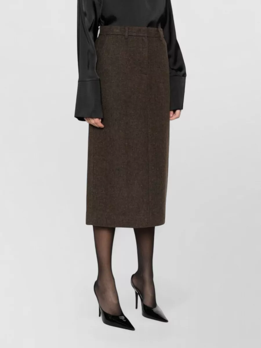 Dunst Midi Straight Skirt