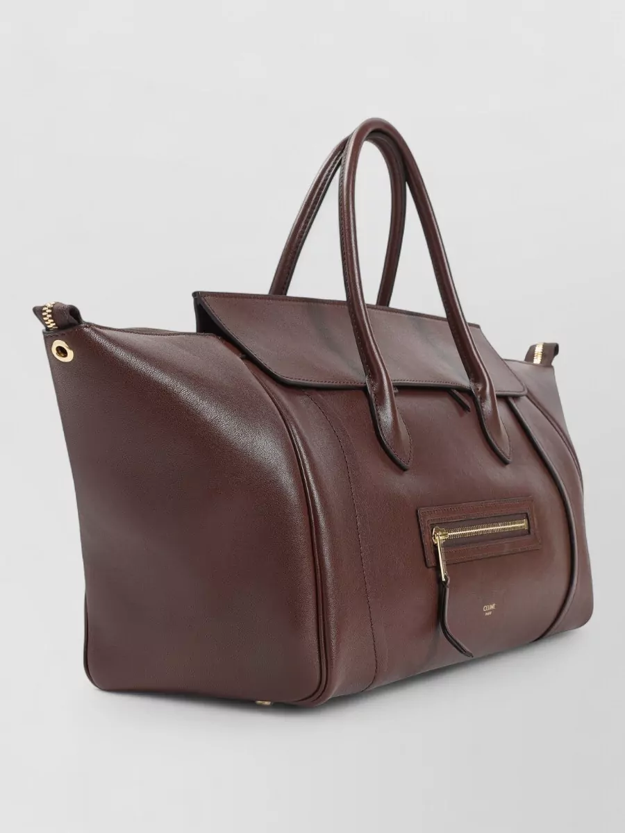 Celine Medium Luggage Bag Structured Silhouette Wings