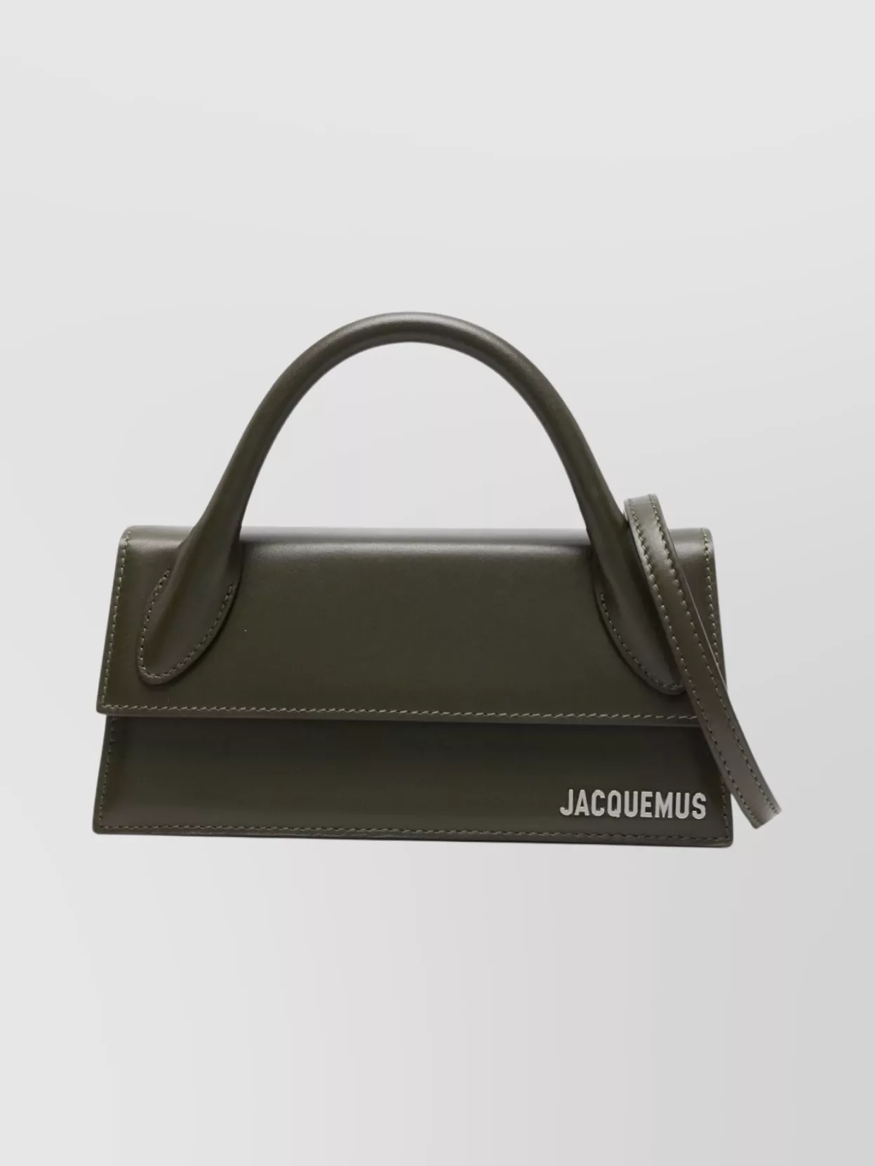 Jacquemus Long Handbag With Top Handle And Stitching
