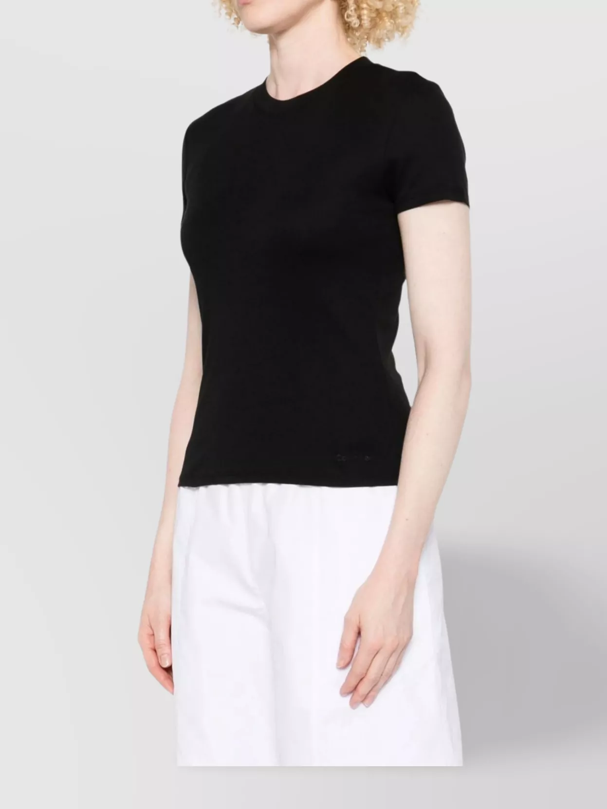 Calvin Klein Crewneck Supima Top Short Sleeves