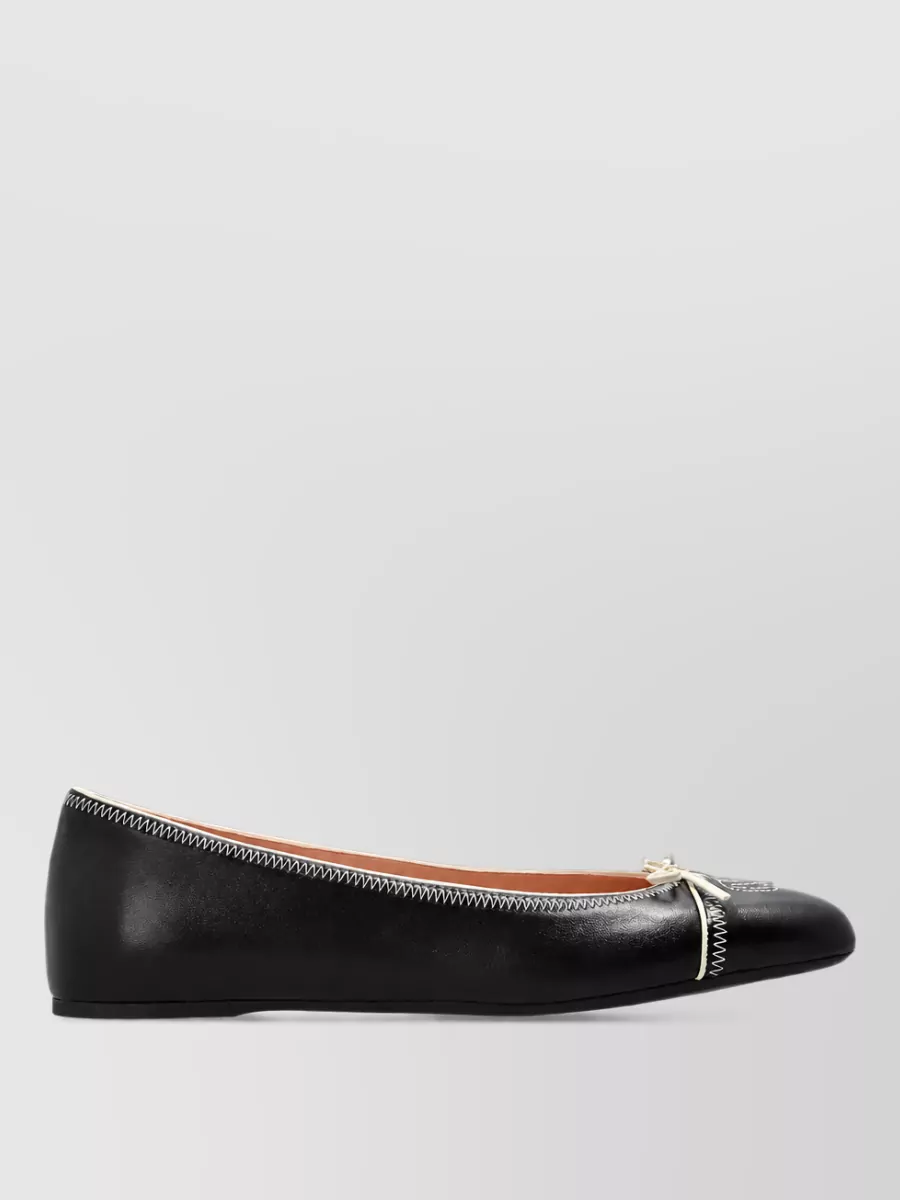 Valentino Garavani Leather Ballet Flats