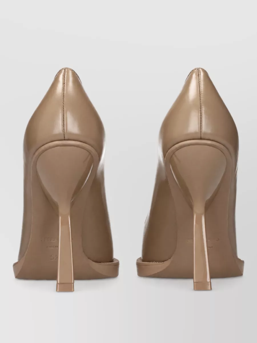 Ferragamo Leather Ballerina Shoes