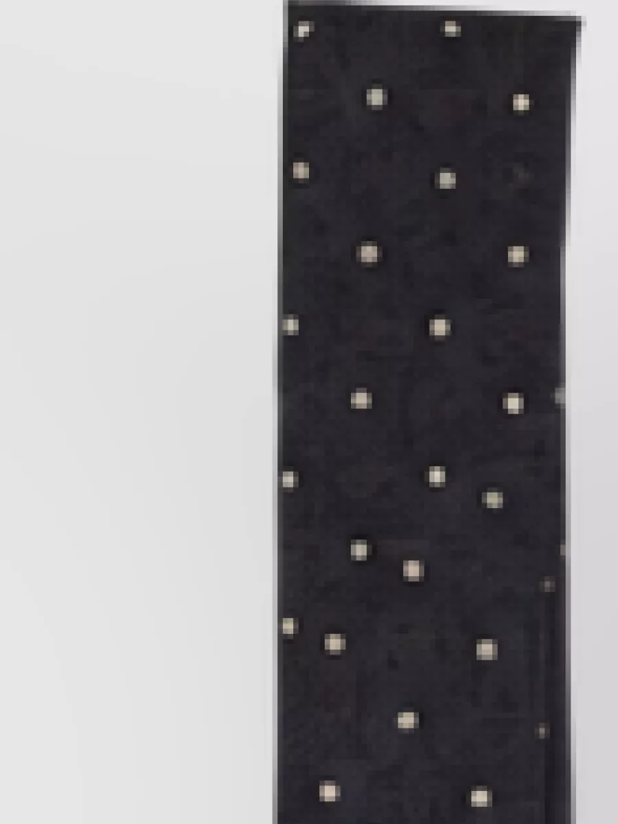 Saint Laurent silk jacquard tie