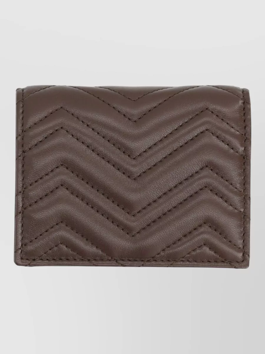 Gucci leather small gg marmont wallet