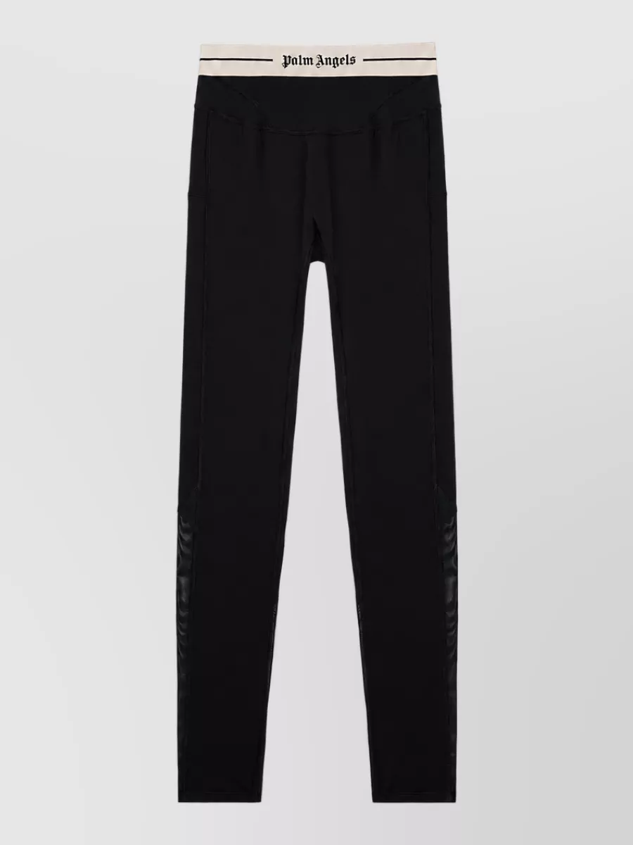 Palm Angels logo print active leggings