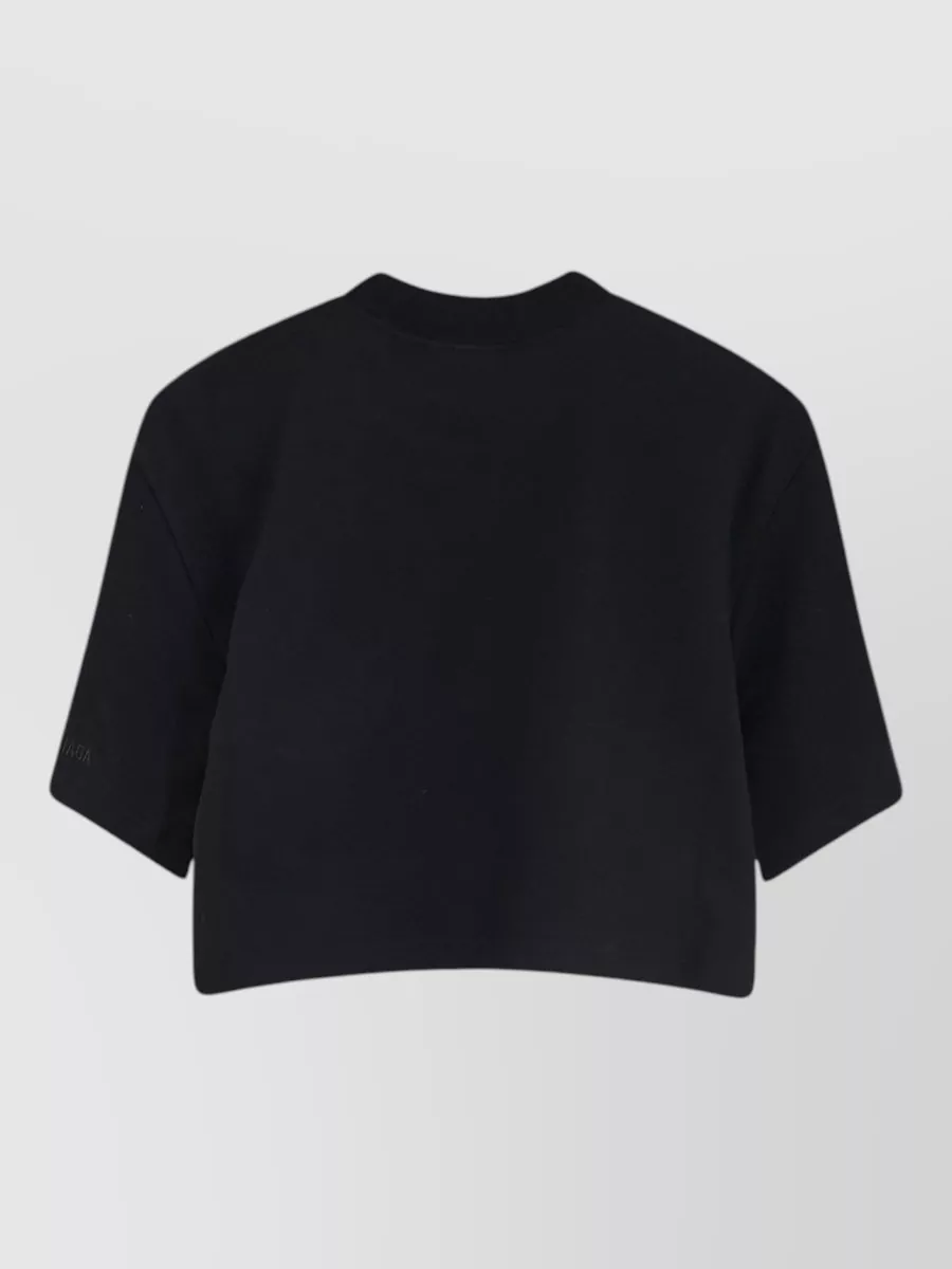 Balenciaga Cropped Cotton T-Shirt