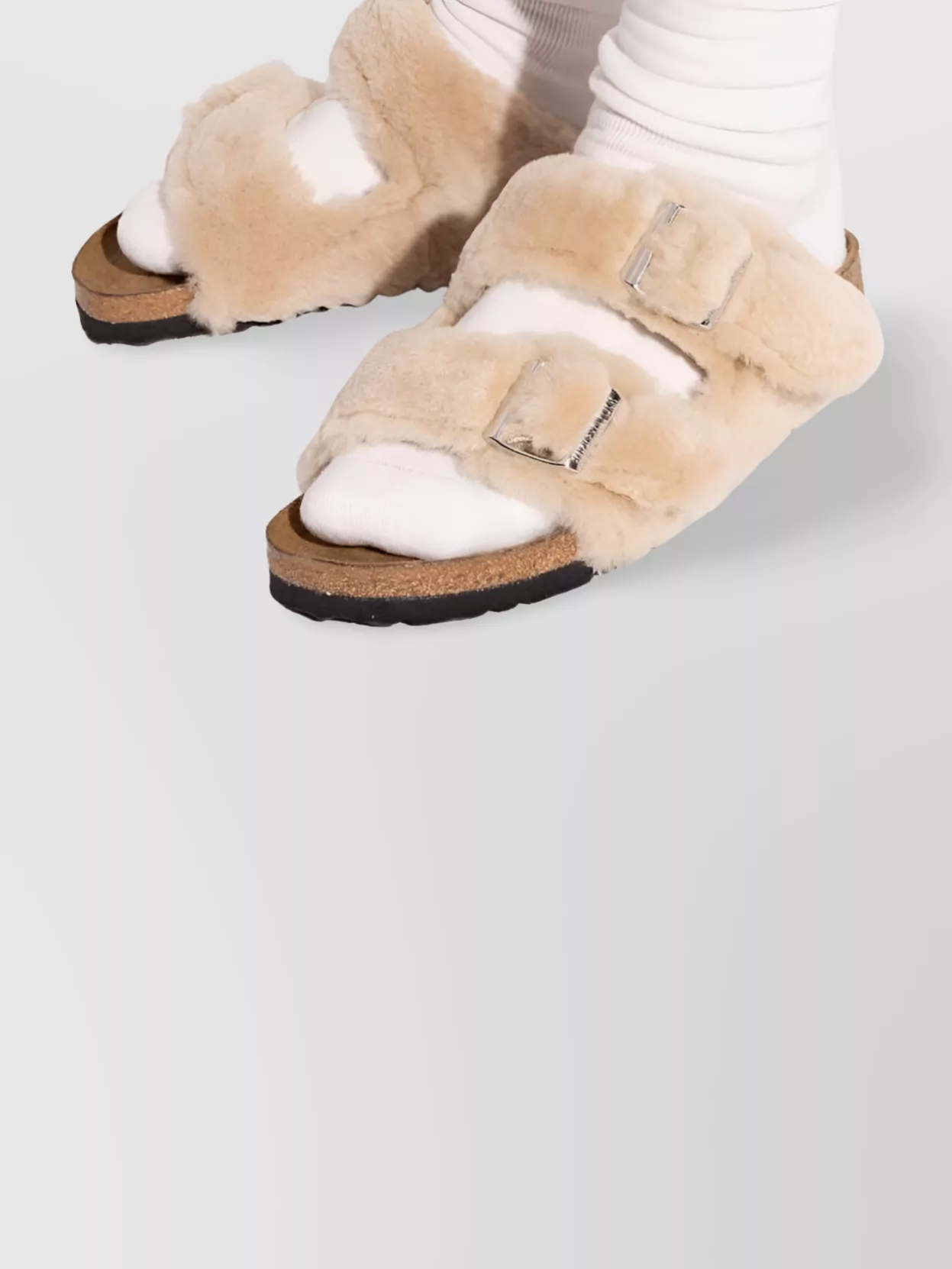 Birkenstock Arizona Teddy Open Toe Sandals