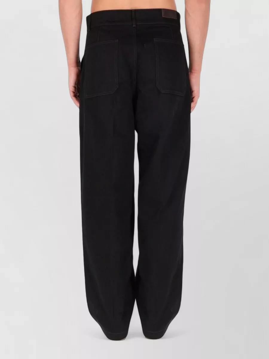 Lemaire Tailored Trousers Featuring Belt Loops And Pockets