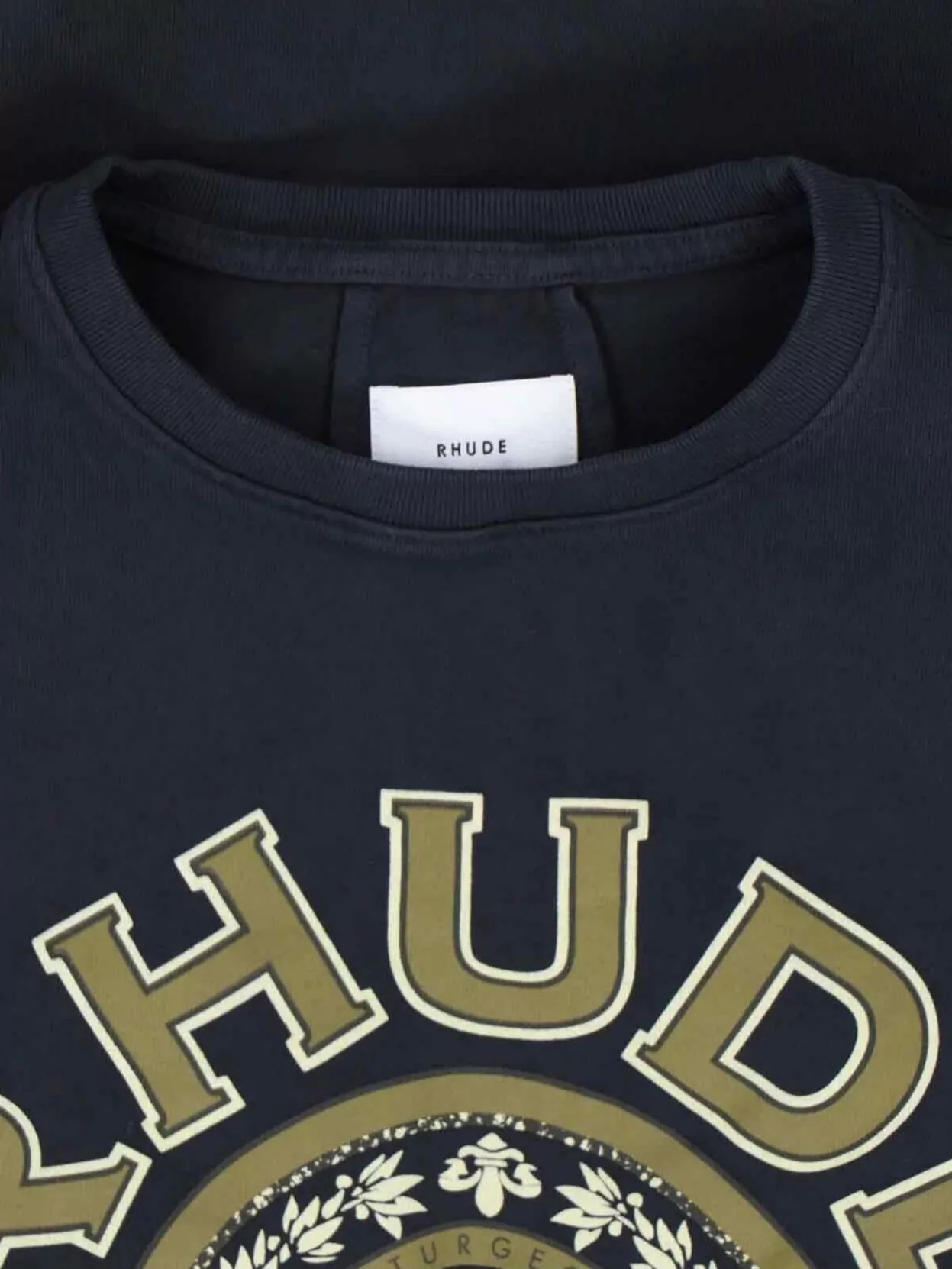 Rhude Graphic Print Round Neck Short Sleeves