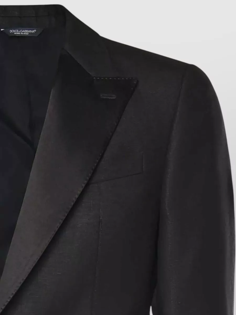 Dolce&Gabbana Silk Linen Two Piece Tuxedo