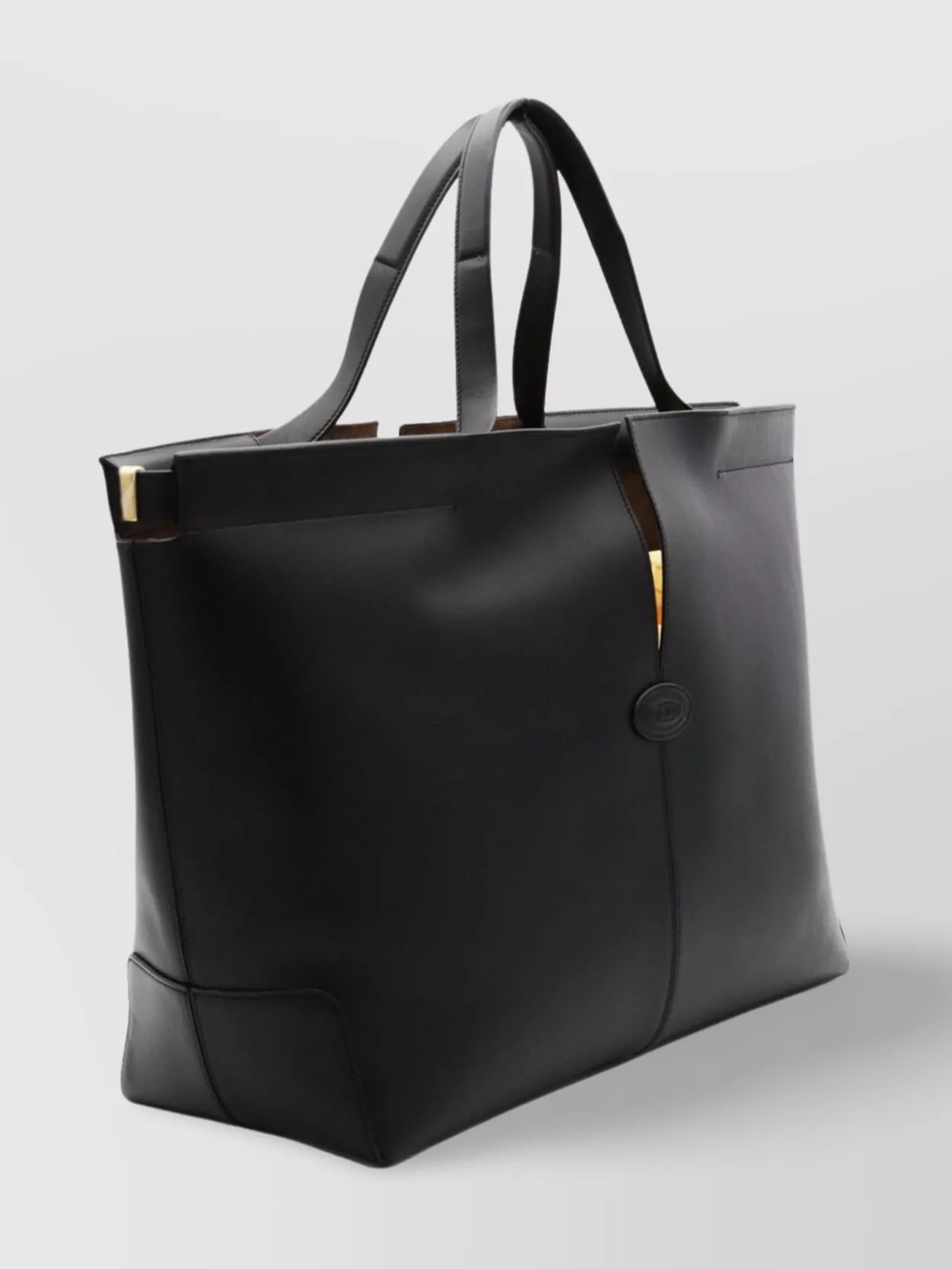 Tod's Rectangular Smooth Top Handle Tote Bag