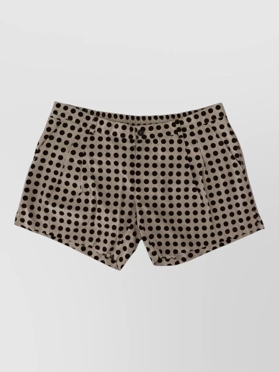 Dolce&Gabbana polka dot tailored shorts