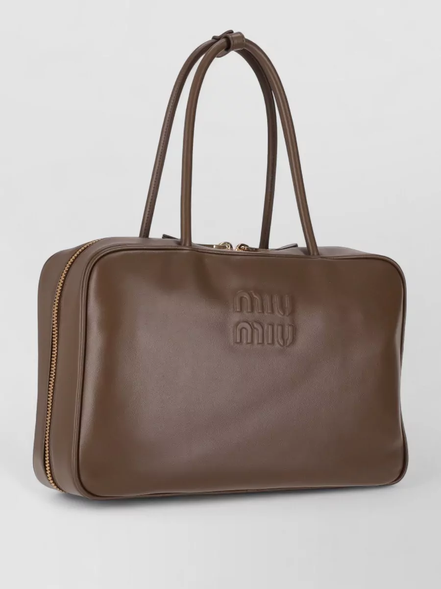 Miu Miu Softy Tote Bag Double Handles Design