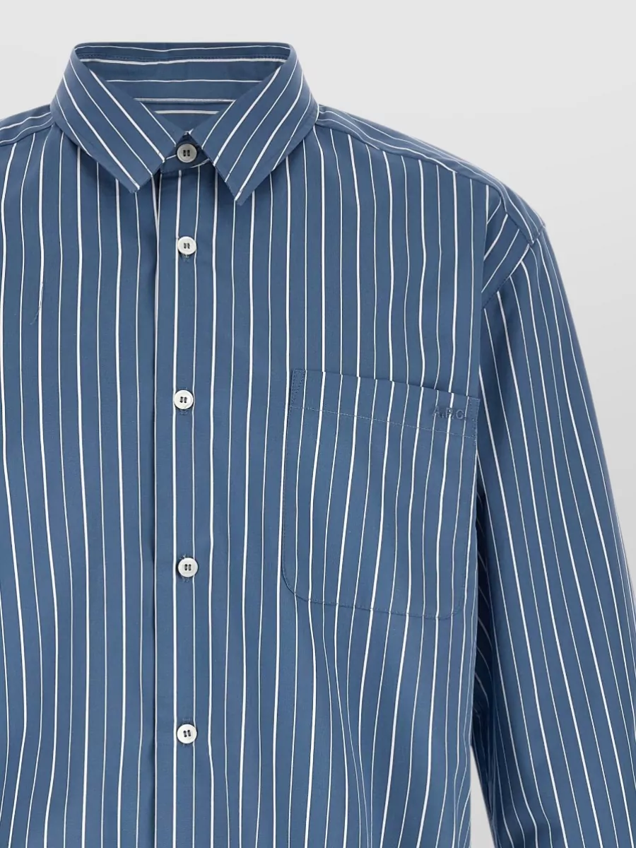 A.p.c. Striped Malo Shirt