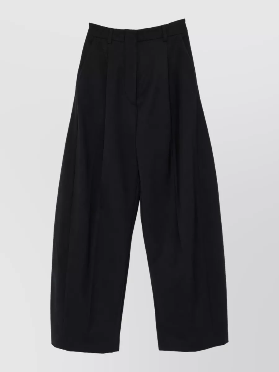Thelatest Wide-Leg Pleated Suit Trousers