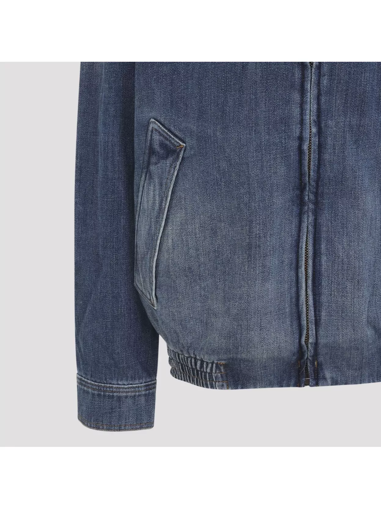 Loewe Collar Contrast Zip-Up Jacket