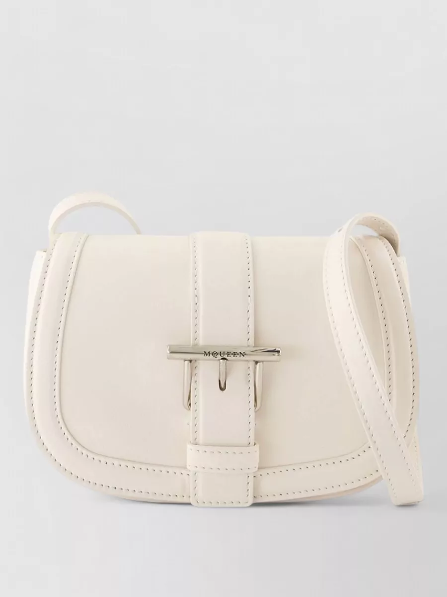 Alexander McQueen leather clutch bag