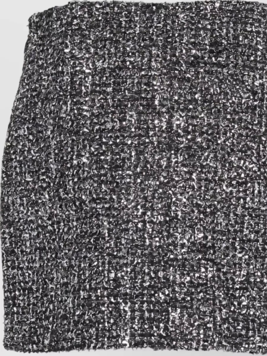 Michael Kors metallic high-rise skirt