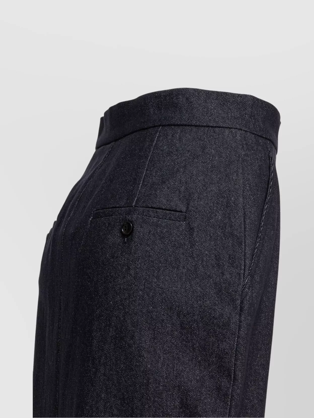 MAX MARA SLIT BACK HIGH-WAISTED SKIRT WITH SIDE SEAM