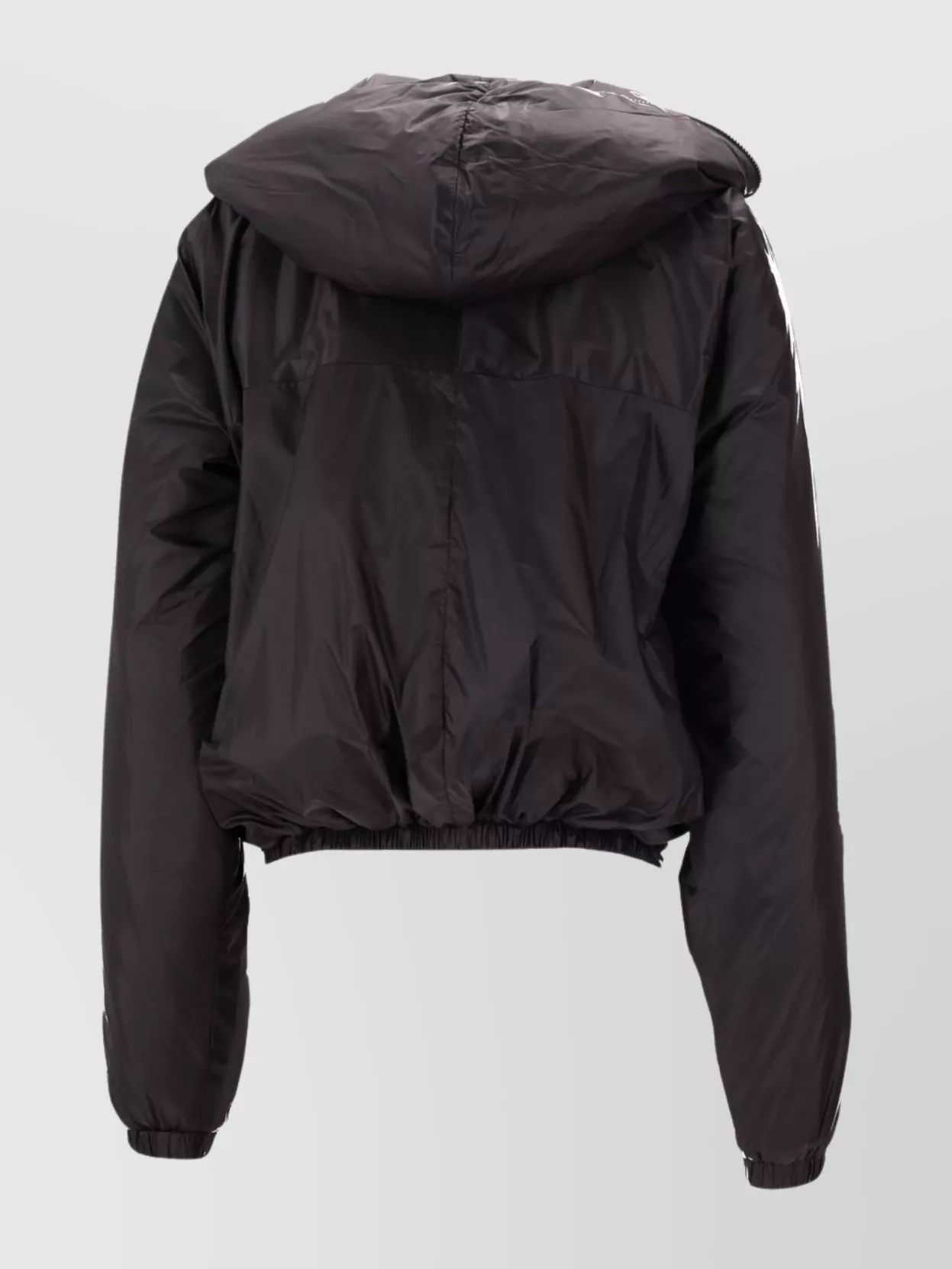 Rick Owens Windbreaker With Hood And Pockets In Brown