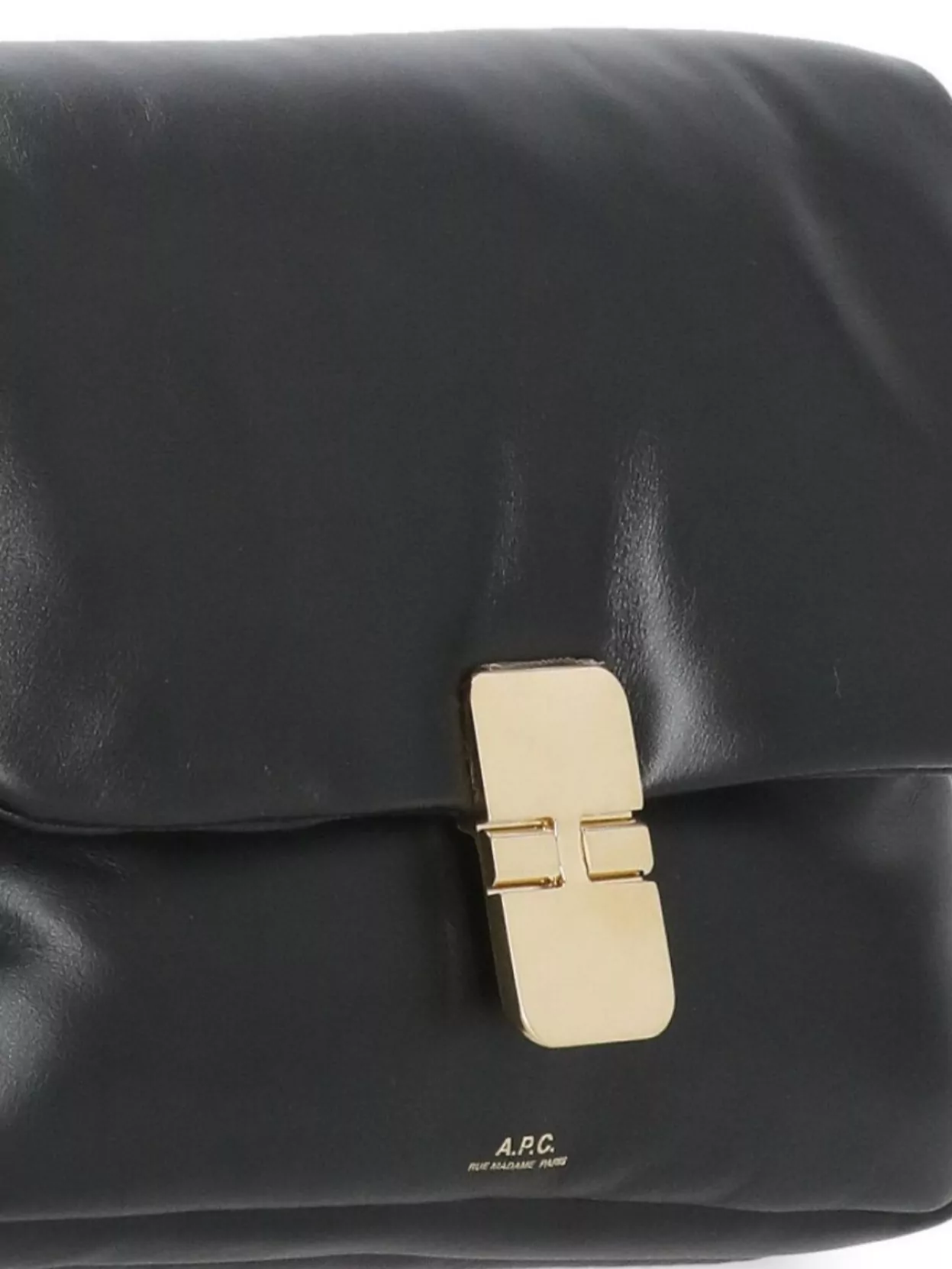 A.p.c. Rectangular Shoulder Bag Gold-Tone Hardware