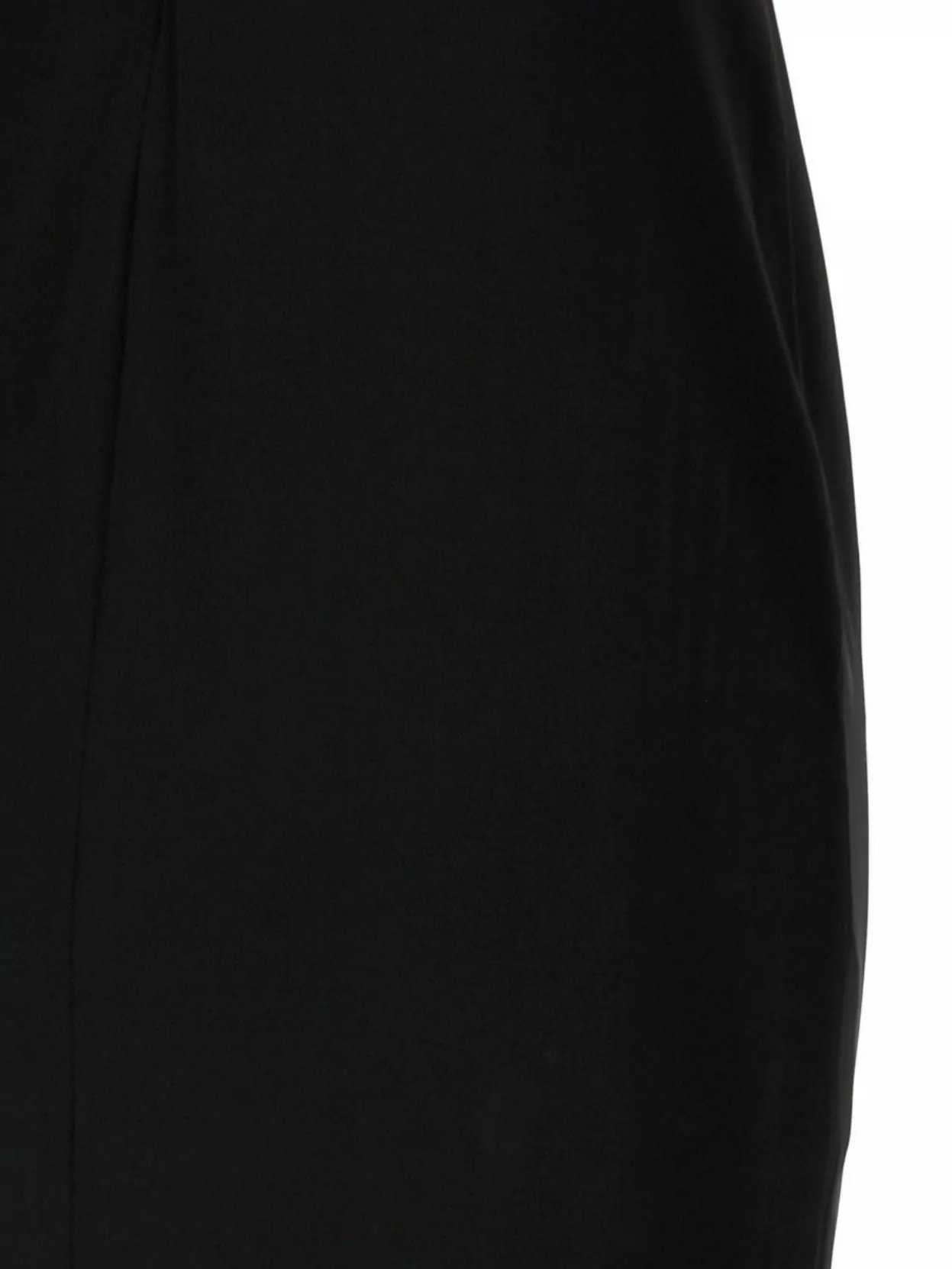 Pinko Fitted Black Stretch Viscose Midi Dress