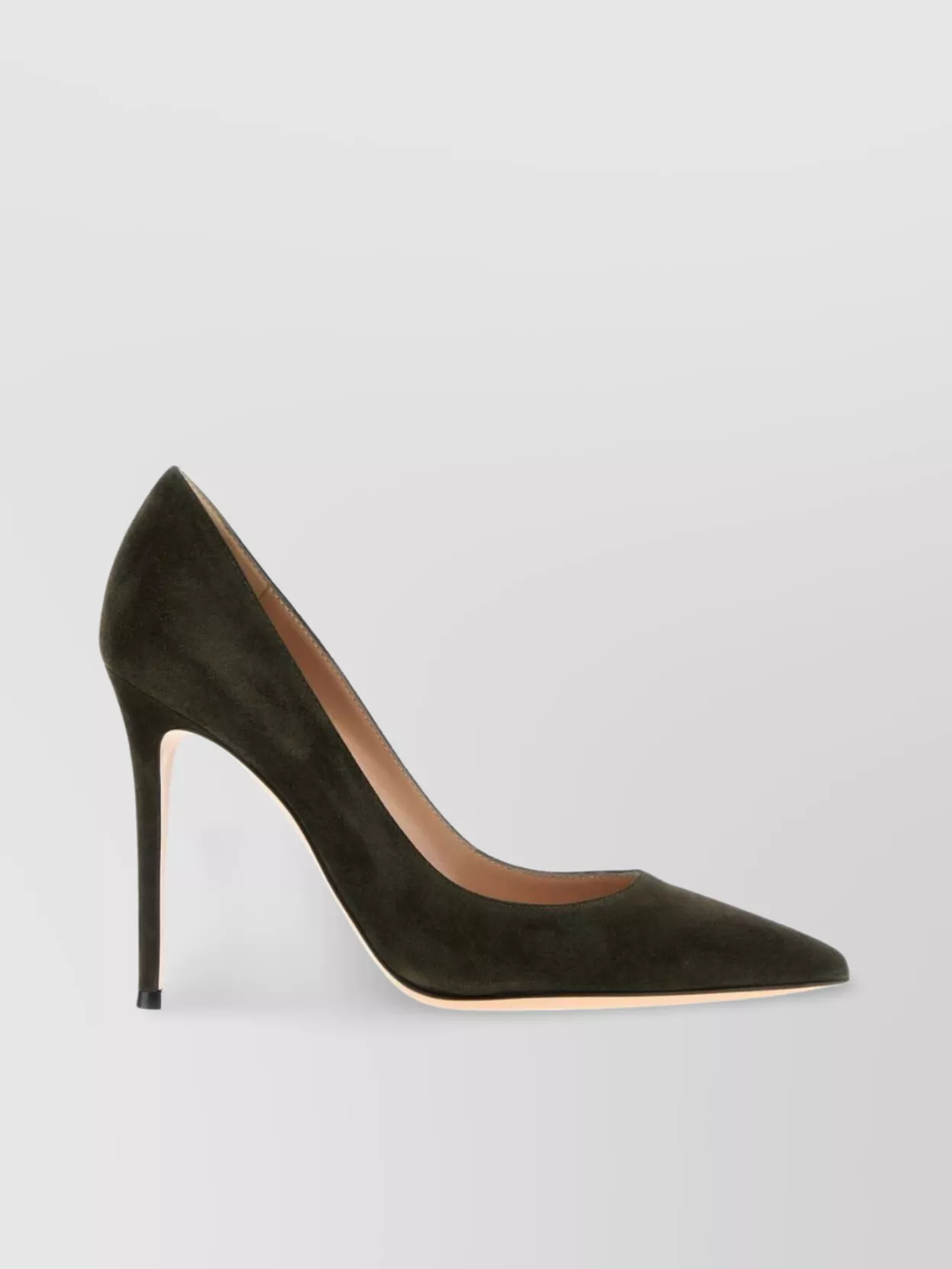 Gianvito Rossi Suede Pointed Toe Stiletto Pumps