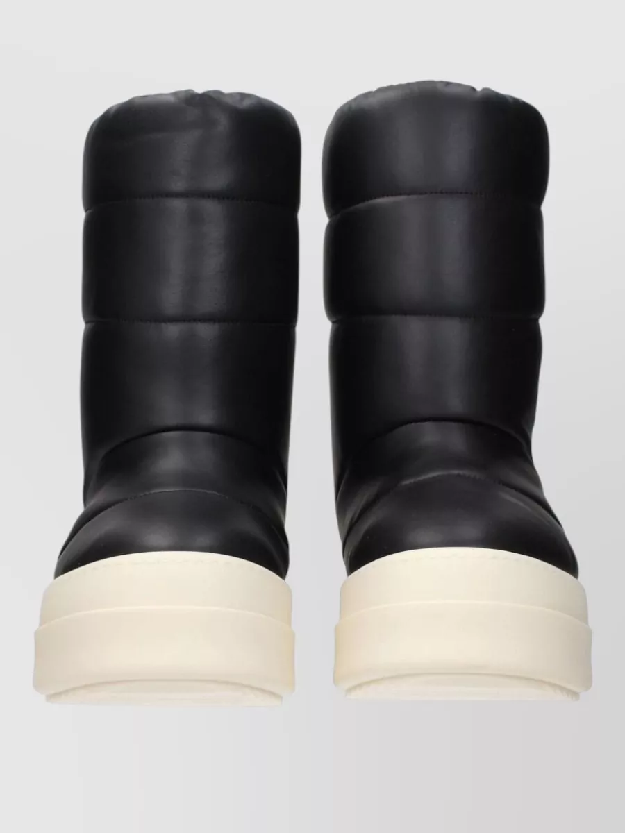 Rick Owens Leather Ankle Boots