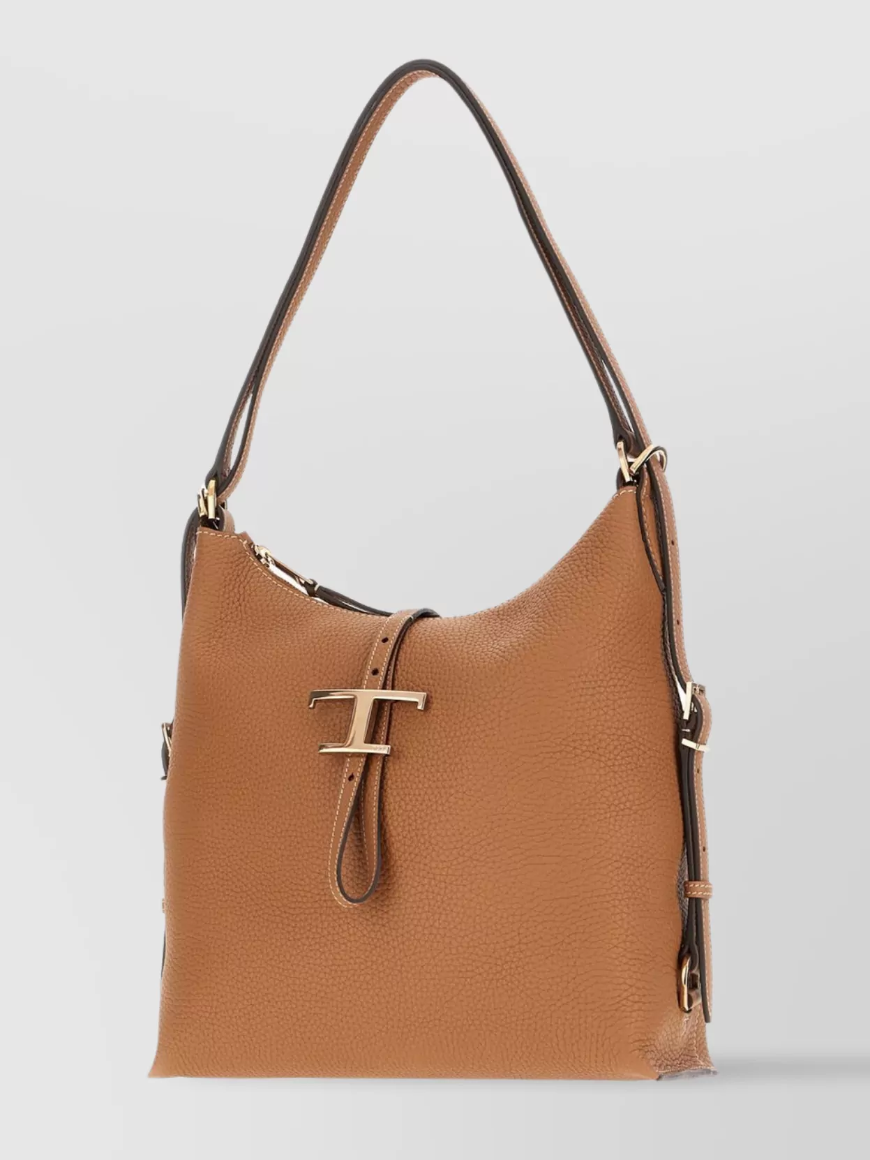 Tod's Shoulder Bags With Top Handle And Metal Accents