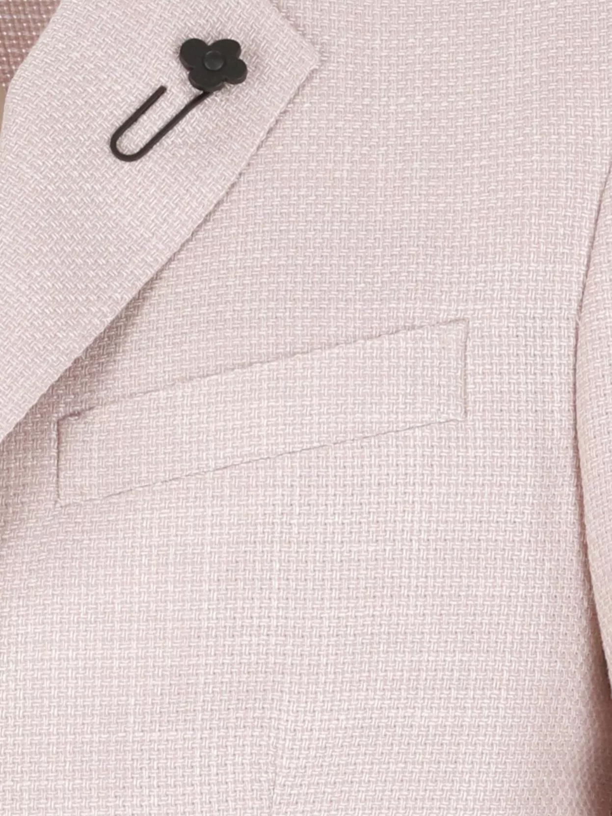 Lardini Wool Blend Blazer Iconic Pin In Gray
