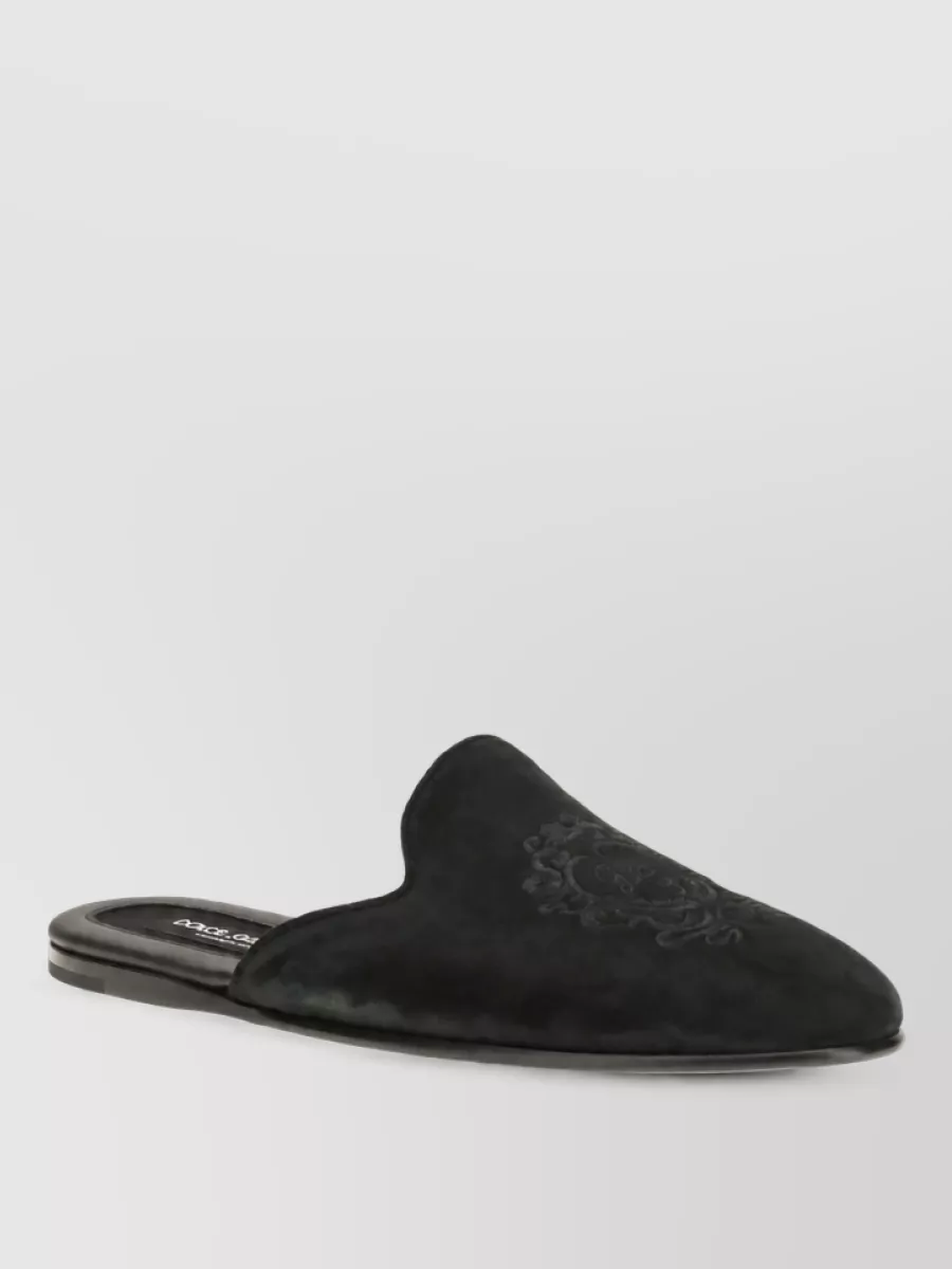 Dolce&Gabbana leather slippers