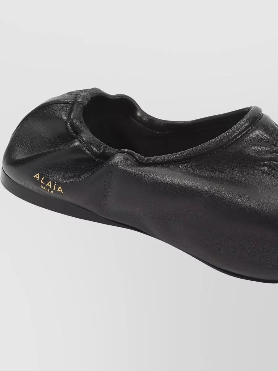 Alaïa Lamb Leather Slippers