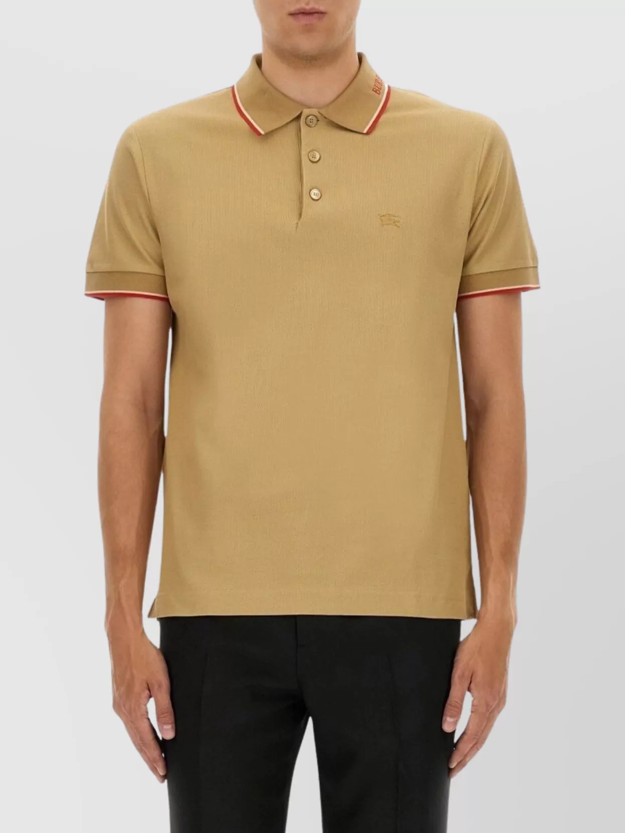 Burberry Cotton Pique Polo Short Sleeves