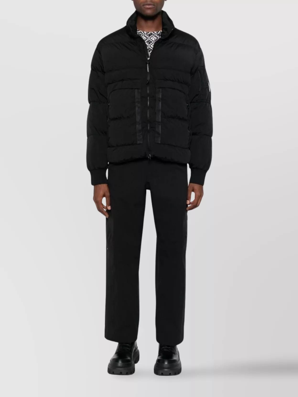 C.p. Company Logo Jacket Detachable Accessories