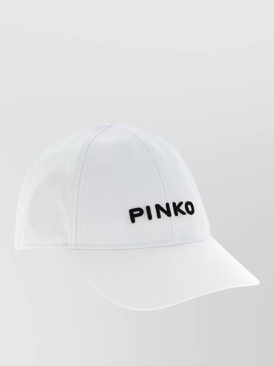Pinko Cotton Logo-Embroidered Cap