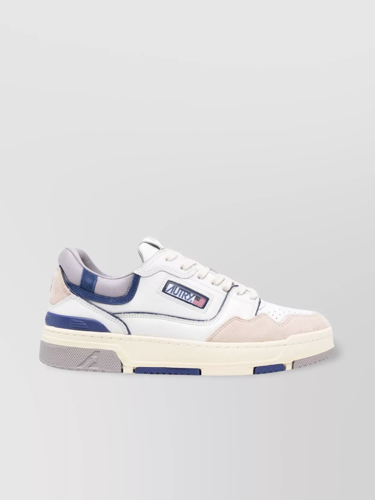 Autry Layered Calf Leather Sneakers