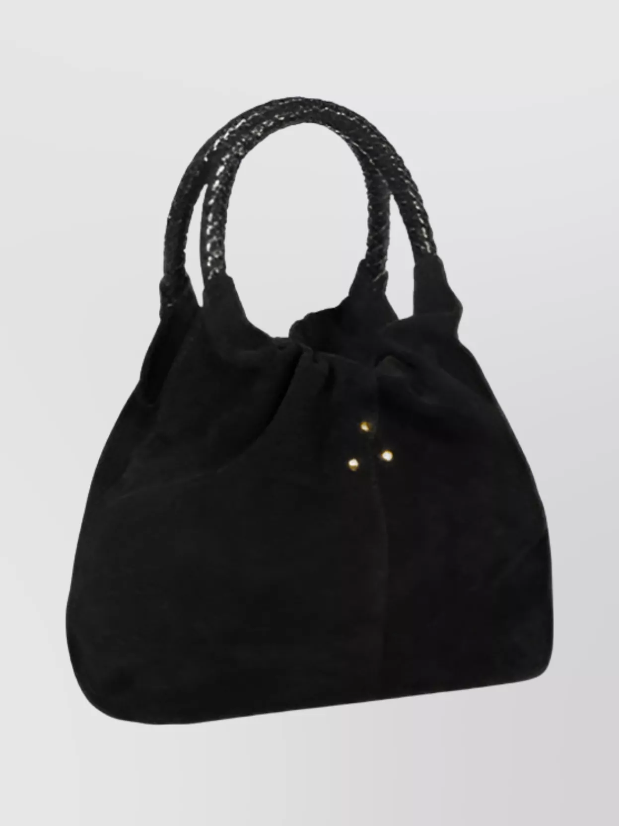 Jérôme Dreyfuss Gordi S Suede Shoulder Bag With Braided Handle