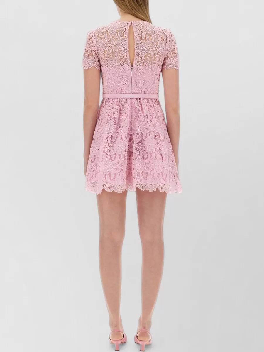 Self-Portrait Lace Mini Dress