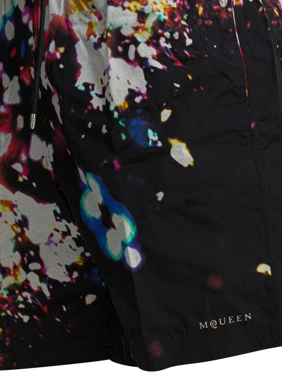 Mc Queen Beach Shorts Swimwear Elastic Waistband Design