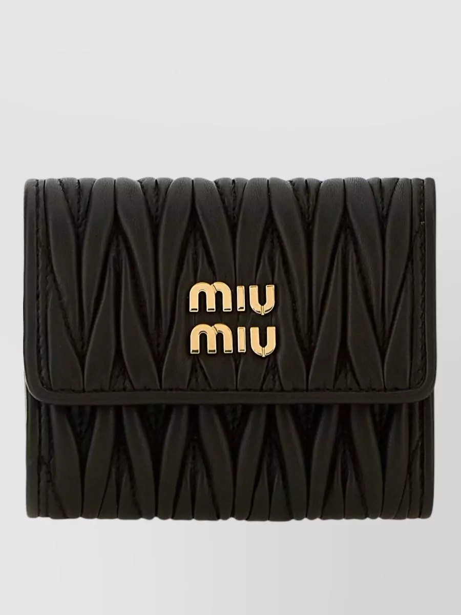 Miu Miu leather cardholder