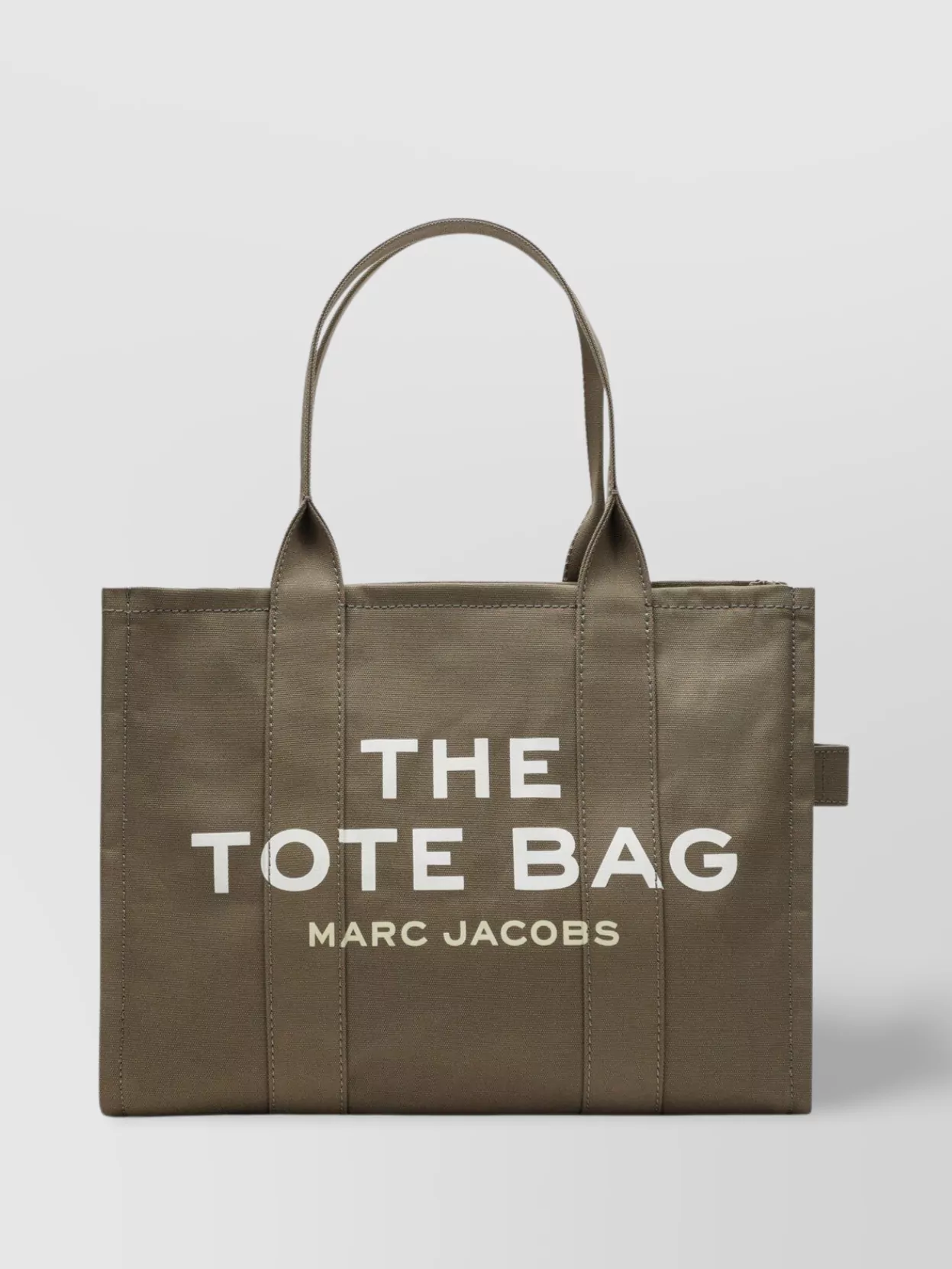 Marc Jacobs Large Rectangular Canvas Tote Bag In Brown