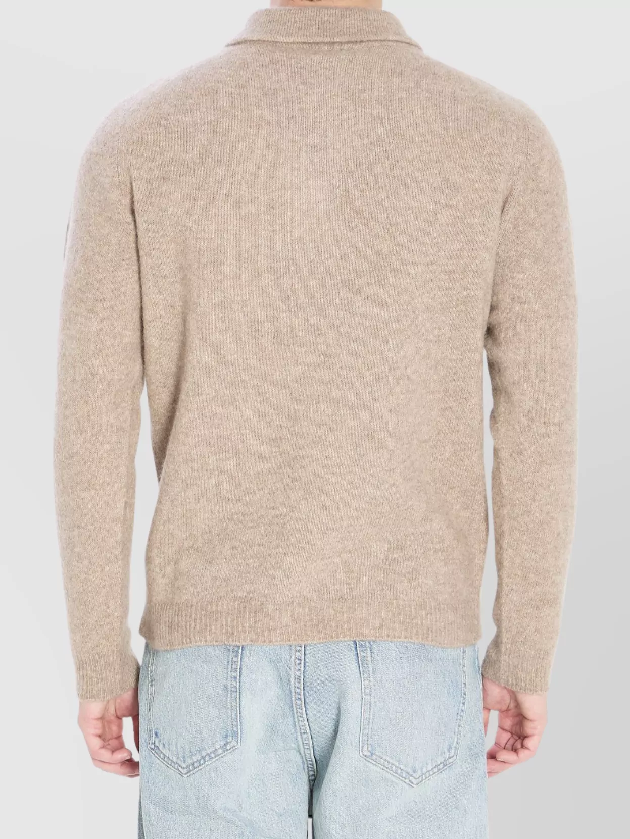 Roberto Collina Cashmere Silk Blend Polo Shirt