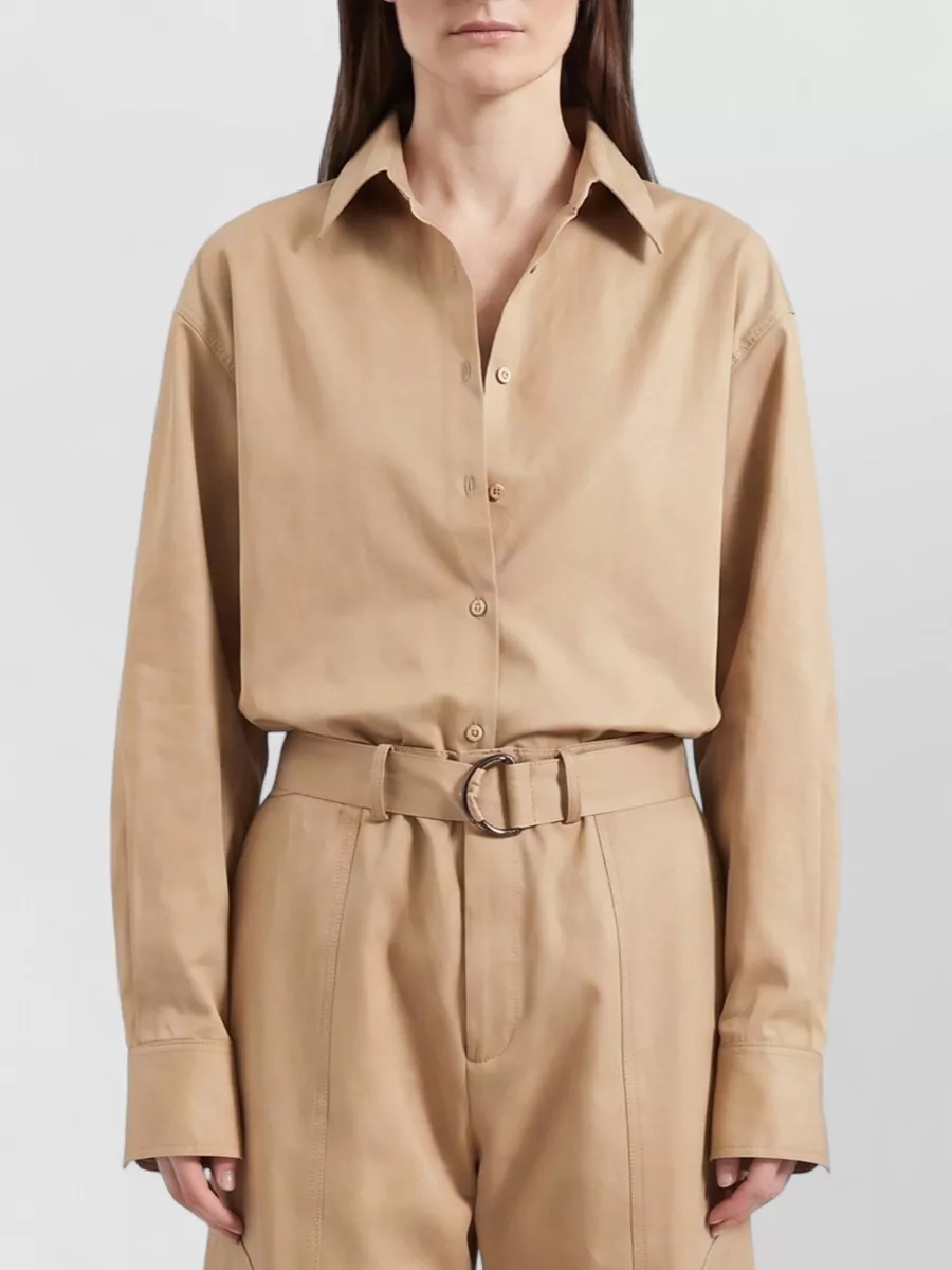 The Frankie Shop Cotton Regular-Fit Shirt