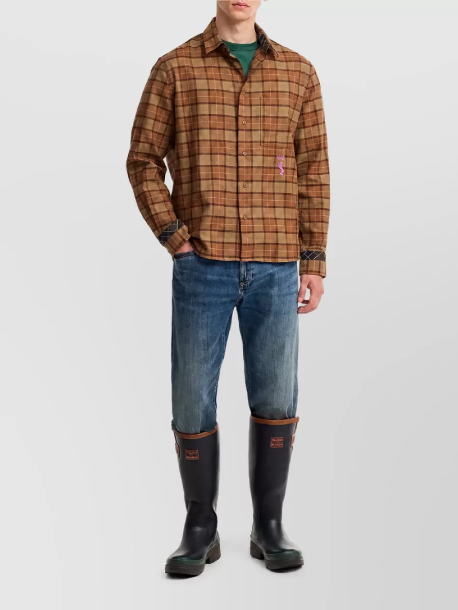 Barbour Tartan Slim-Fit Long-Sleeve Shirt
