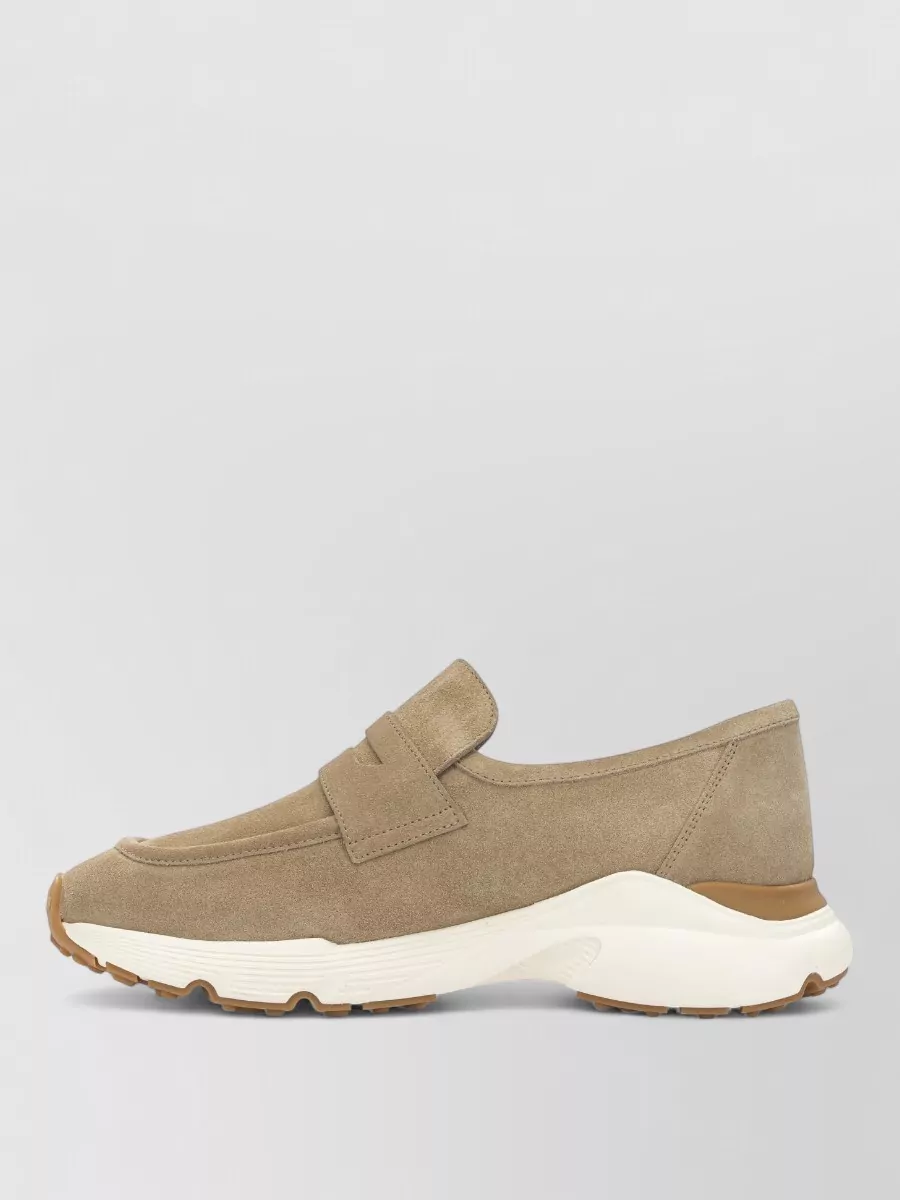 Tod's Leather Slip-On Sneakers